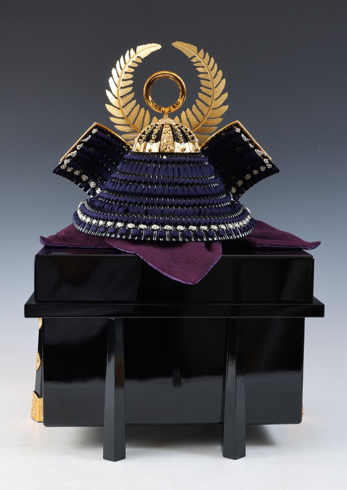 Collectible Samurai Helmet Japanese Kabuto Handmade Headgear Armor.