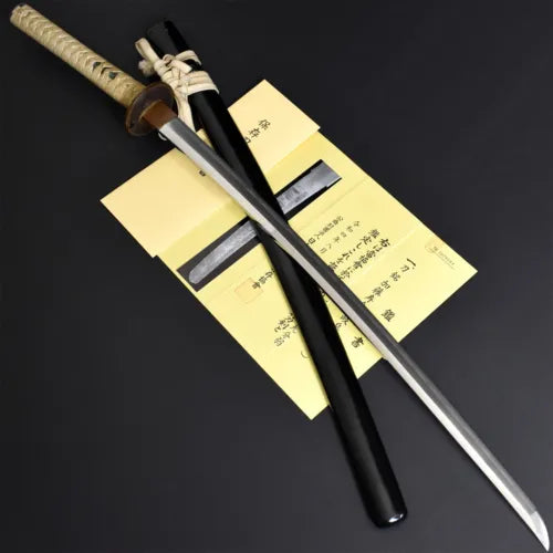 Mastercrafted Authentic Old Nihonto Japanese Katana Signed Samurai Sword Collectible Weapon Martial Legacy.