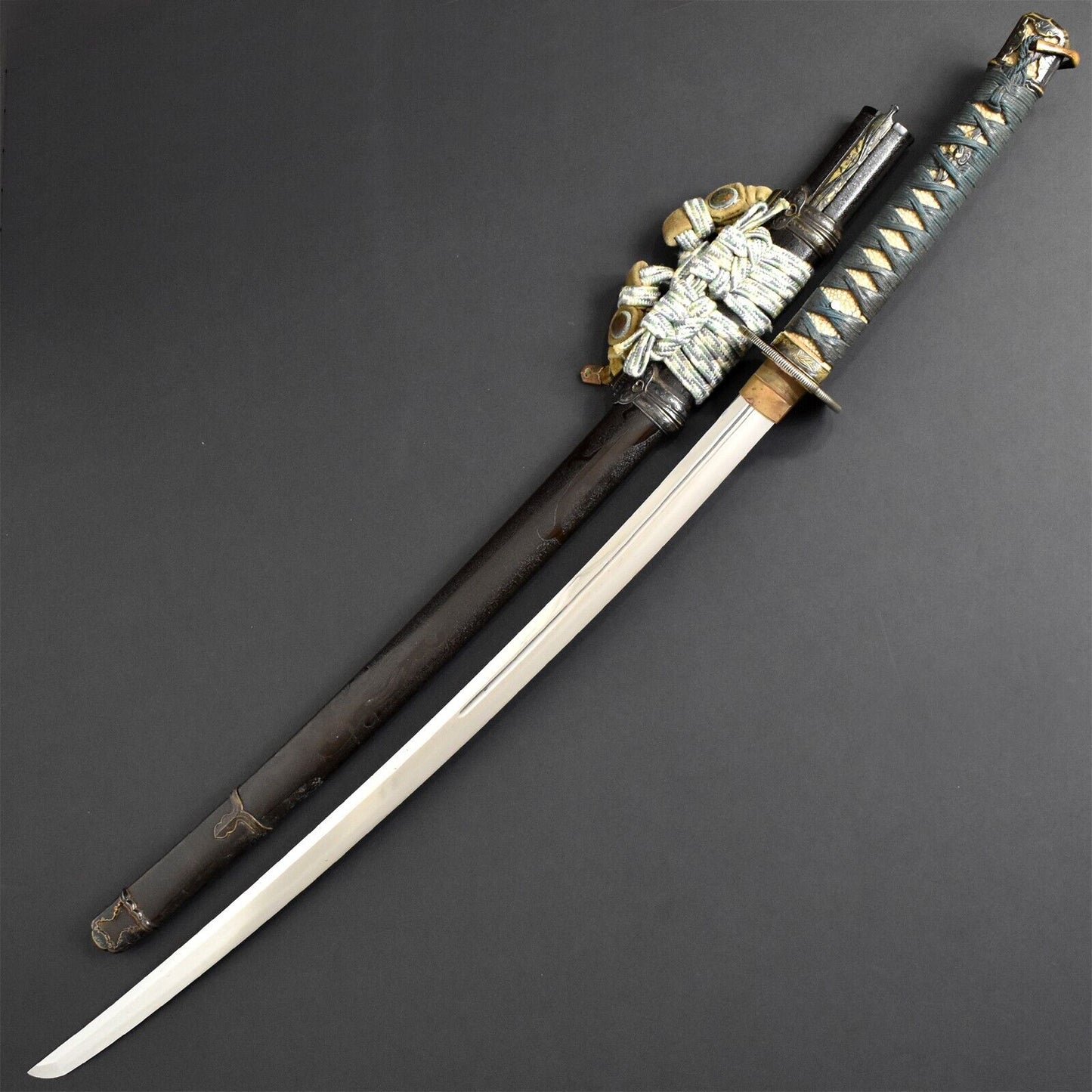 Collectible Samurai Long Sword Nihonto Weapon Katana Edo Era Blade Antique Original.