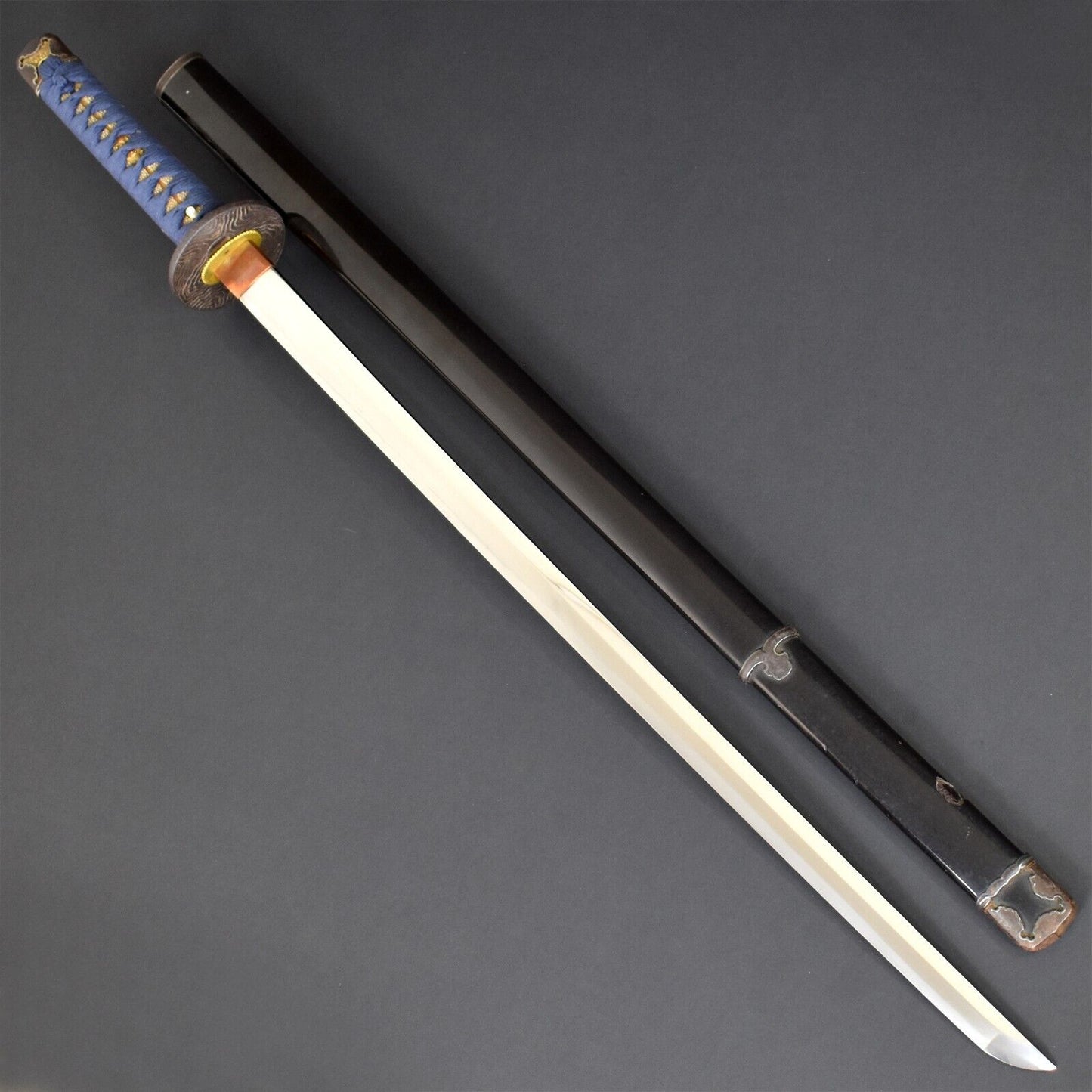 Original Vintage Japanese Sword Collectible Nihonto Katana Samurai Tamahagane Blade Edo Period Legacy Certified.