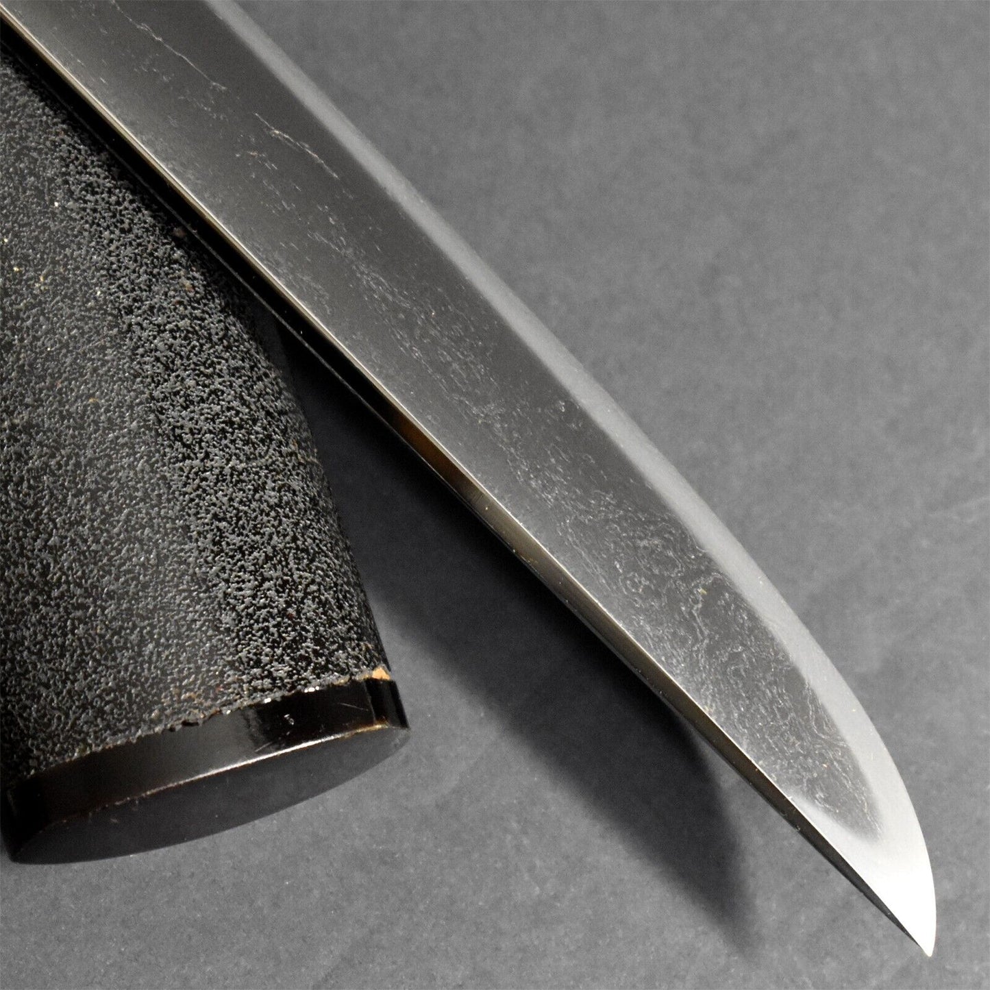 Antique Collectible Japanese Tanto Short Sword Original Samurai Dagger Blade Tamahagane Muromachi Era.