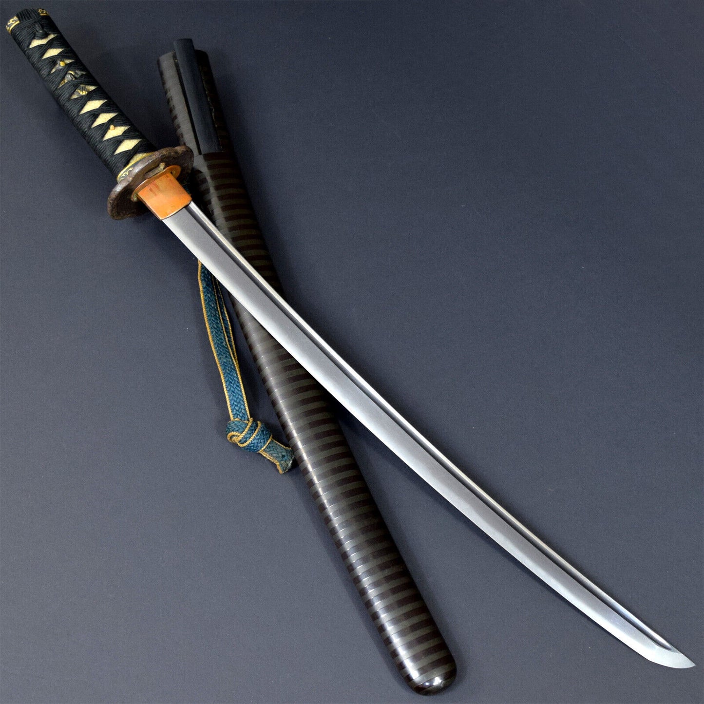 Japanese Authentic Nihonto Wakizashi Sword Certified Samurai Tamahagane Weapon Collectible.