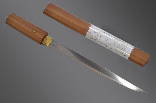 Muromachi Era Original Japanese Mini Sword Katana Tanto Glaive Ancient Antique Blade Collectible Samurai Shirasaya Asian Weapon.