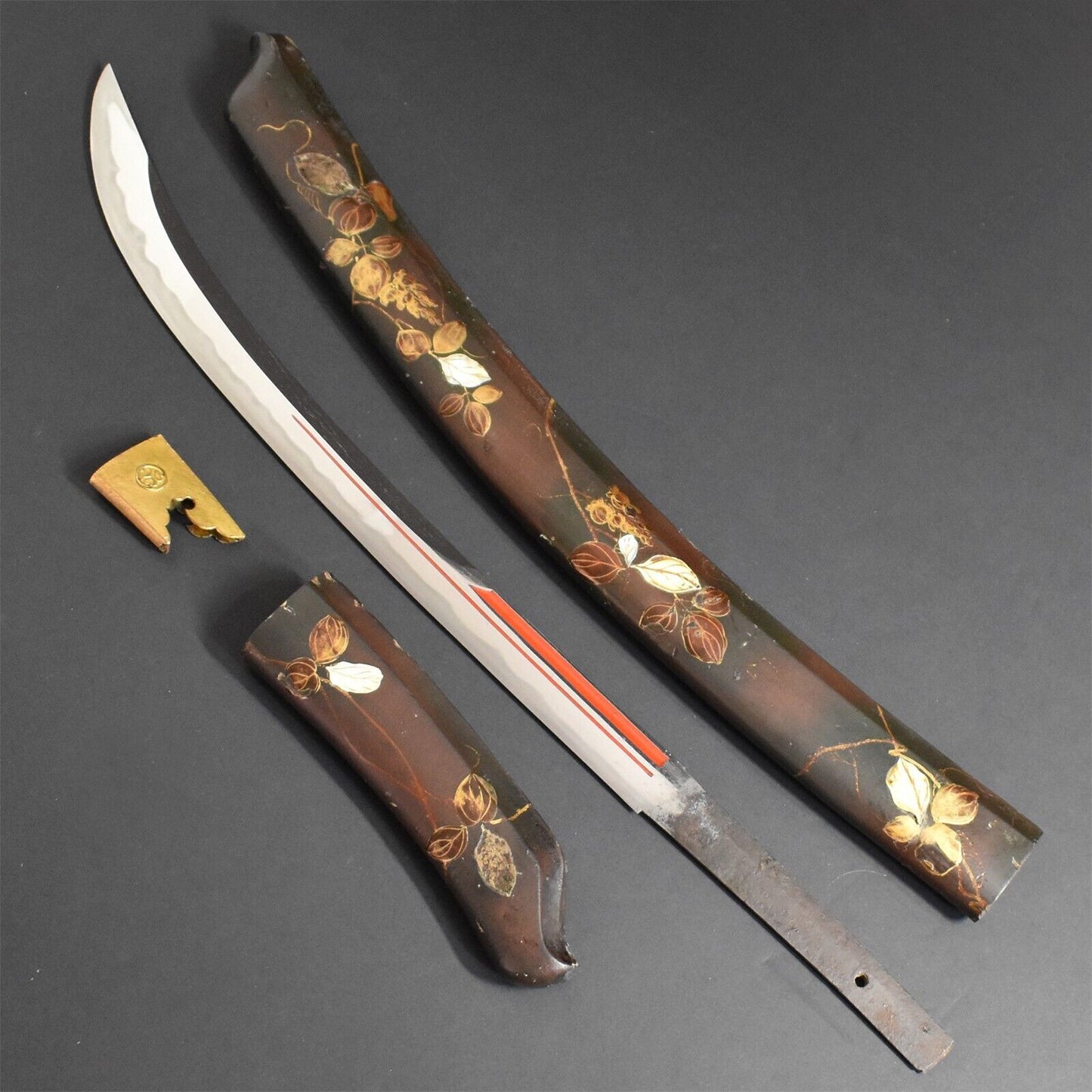 Collectible Japanese Katana Sword Samurai Weapon Edo Era Tamahagane Blade.