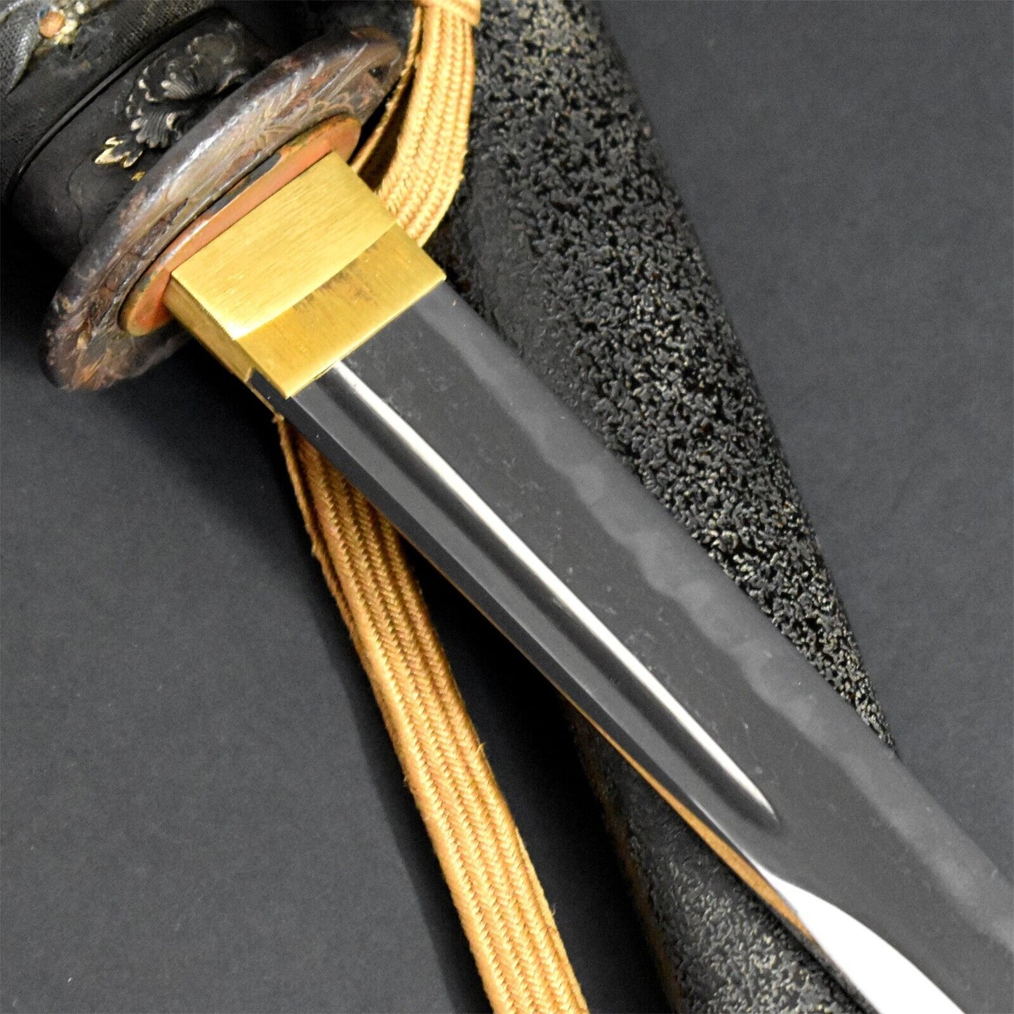 Collectible Antique Japanese Tanto Short Sword Authentic Samurai Dagger Edo Era.