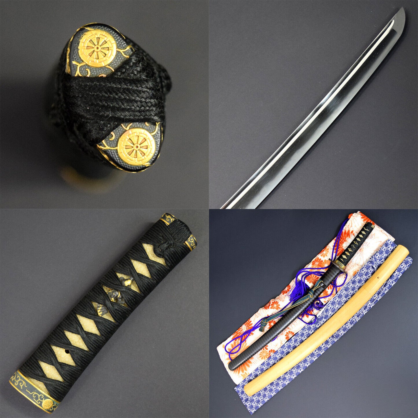 Japanese Authentic Nihonto Wakizashi Sword Certified Samurai Tamahagane Weapon Collectible.