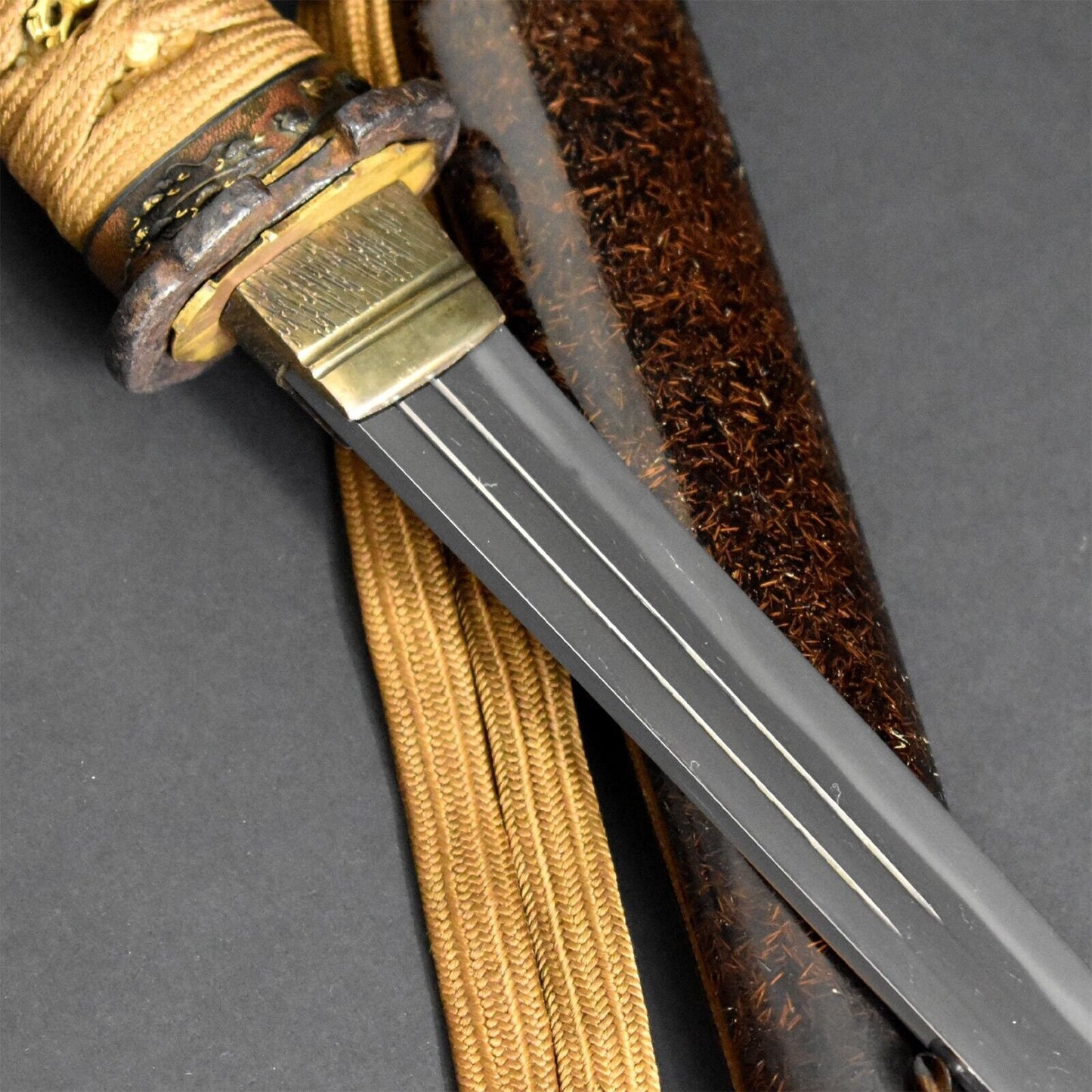 Muromachi Period Rare Antique Vintage Original Traditional Japanese Tamahagane Material Sword Tanto Katana Weapon Blade Asian.