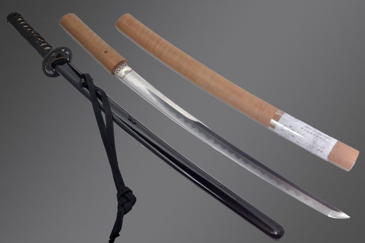 Muromachi Era Original Collectible Ancient Wakizashi Katana Sword Bishu Osafune Sukesada Koshirae Asian Unique Asian Weapon Period.